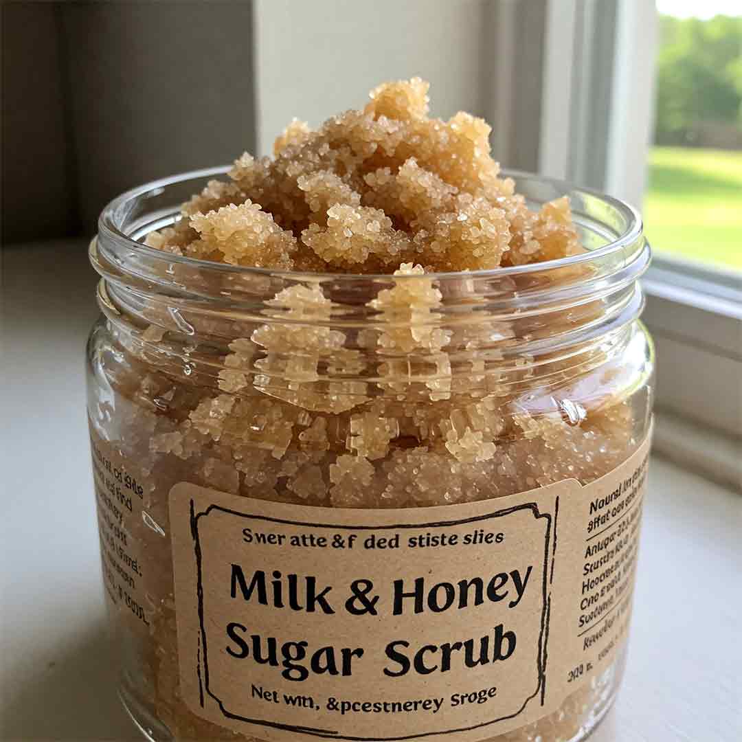 DIY Milk and Honey Sugar Scrub: The Secret to Silky Smooth Skin at Home