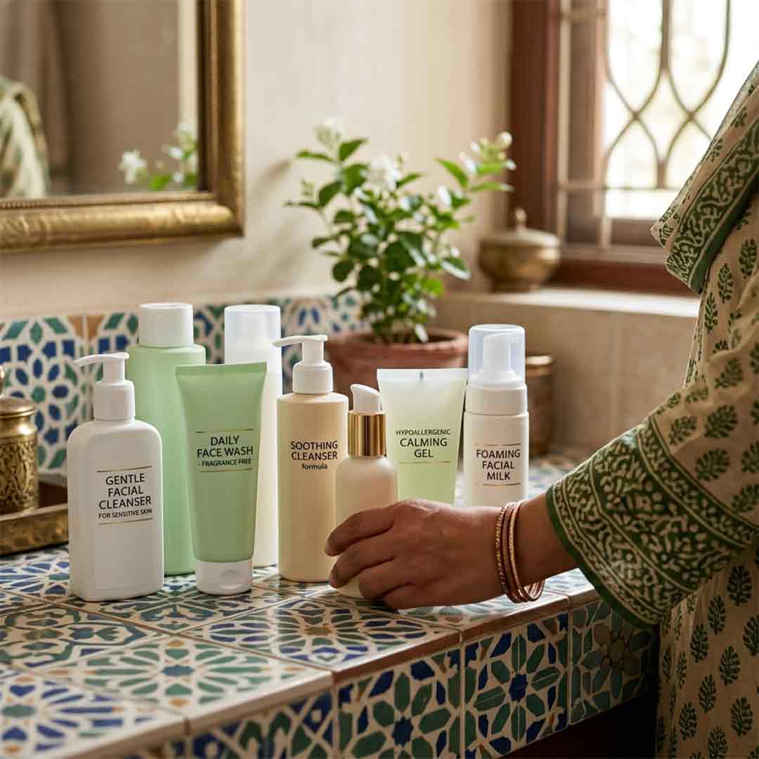 How to choose a facial cleanser for sensitive skin