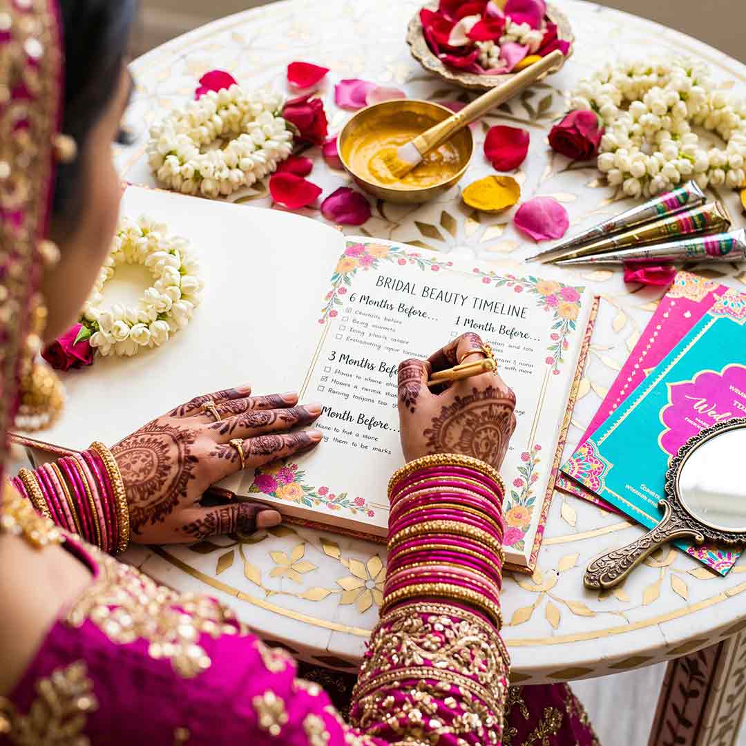 Bridal Beauty Timeline: 6, 3 & 1 Months Before Your Wedding